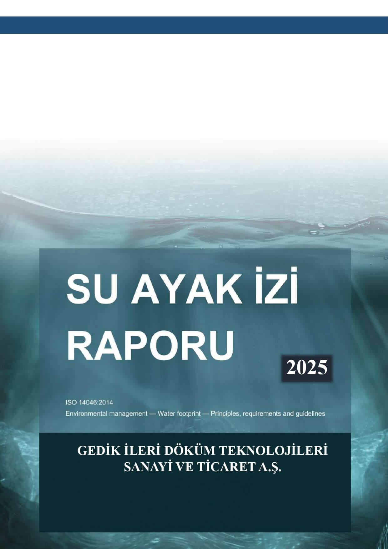 Su İzi Hesabatı